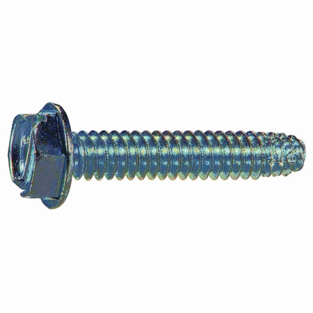 Midwest Fastener Sheet Metal Screw, #10 x 1 in, Zinc Plated Steel Hex Head Hex Drive, 15 PK 931746